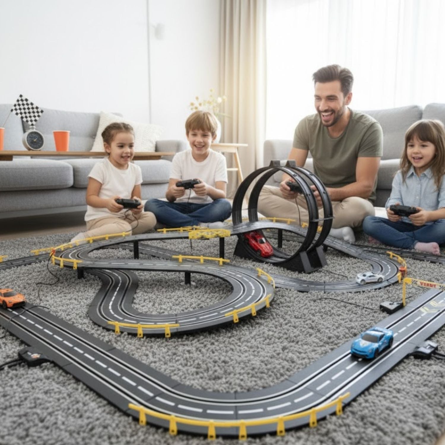 Curve Sizes Scalextric De Segunda Mano | Milanuncios Virages 45 Degrés Pour Circuit Scalextric