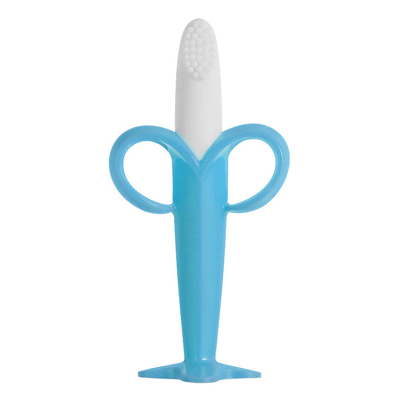 Anneau de Dentition en forme de Banane Bleu - Mon Adorable Bebe