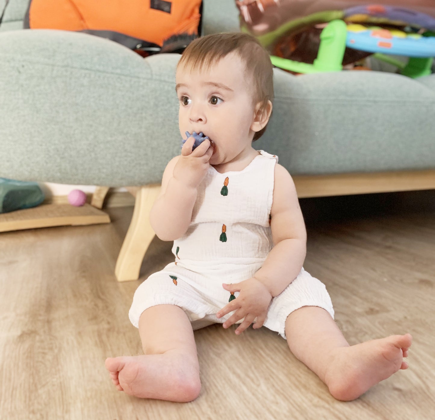 Barboteuse Bébé Sans Manches à Motifs Adorables - Mon Adorable Bébé