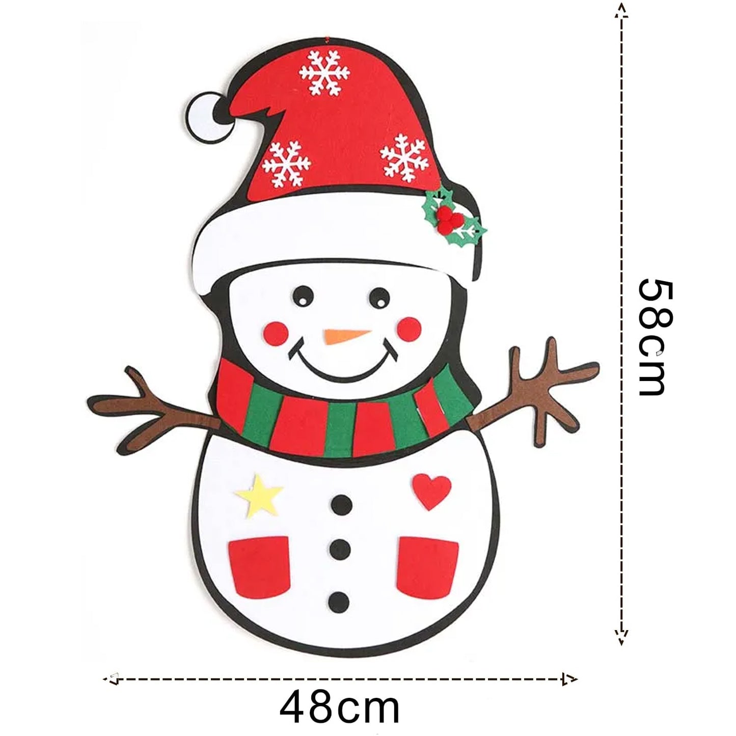 Bonhomme de Neige Montessori pour Enfants