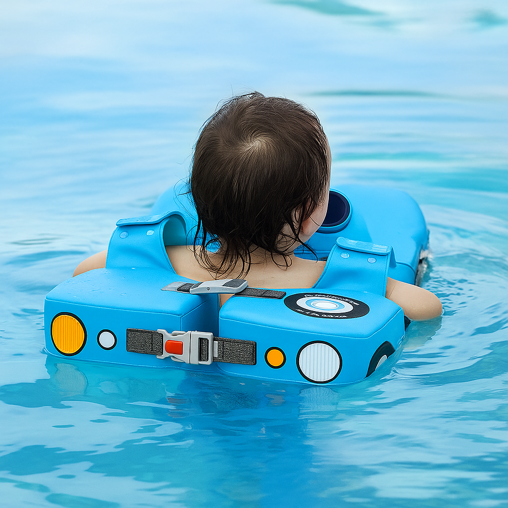 Bouee pour bebe en forme de voiture | FloatFleet