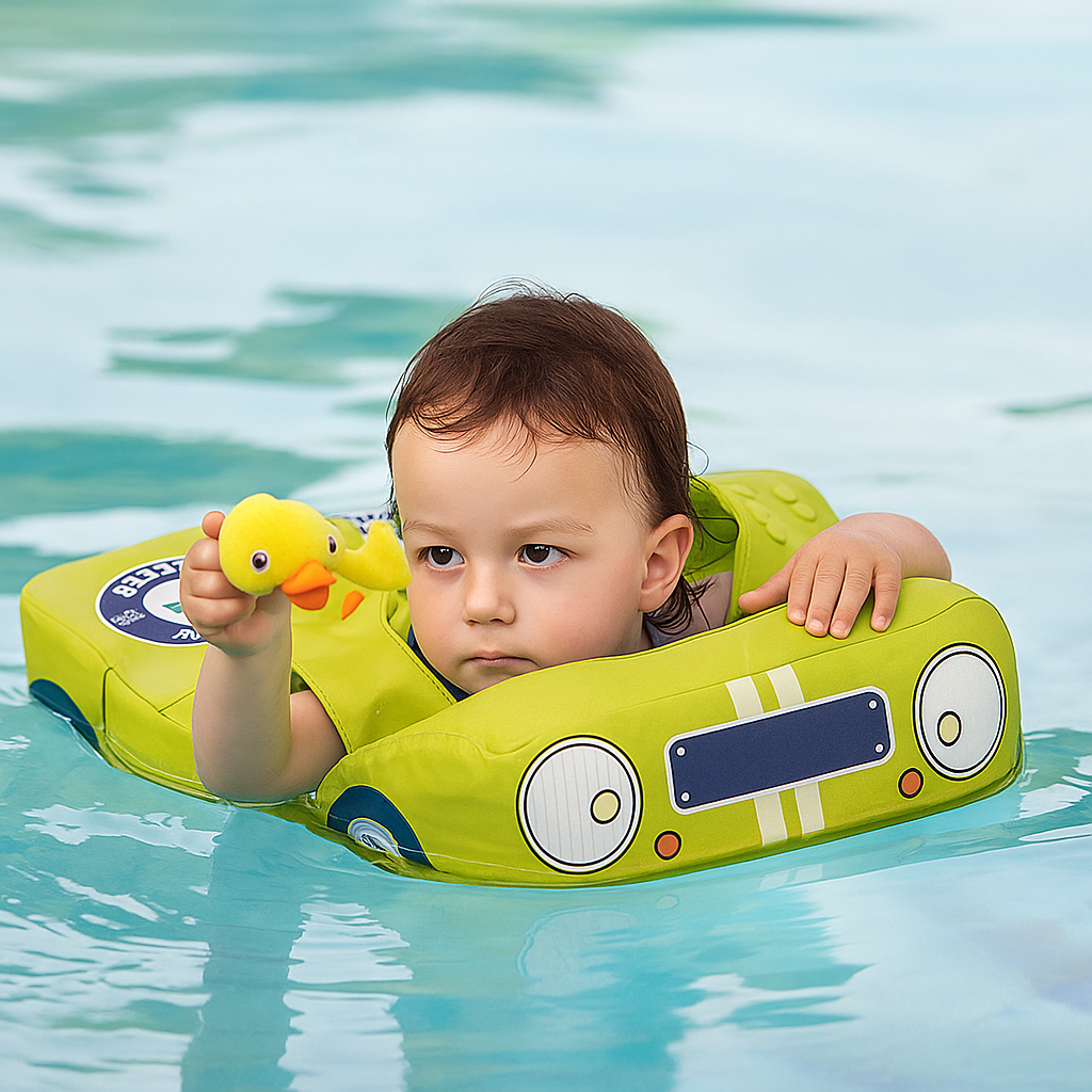 Bouee pour bebe en forme de voiture | FloatFleet