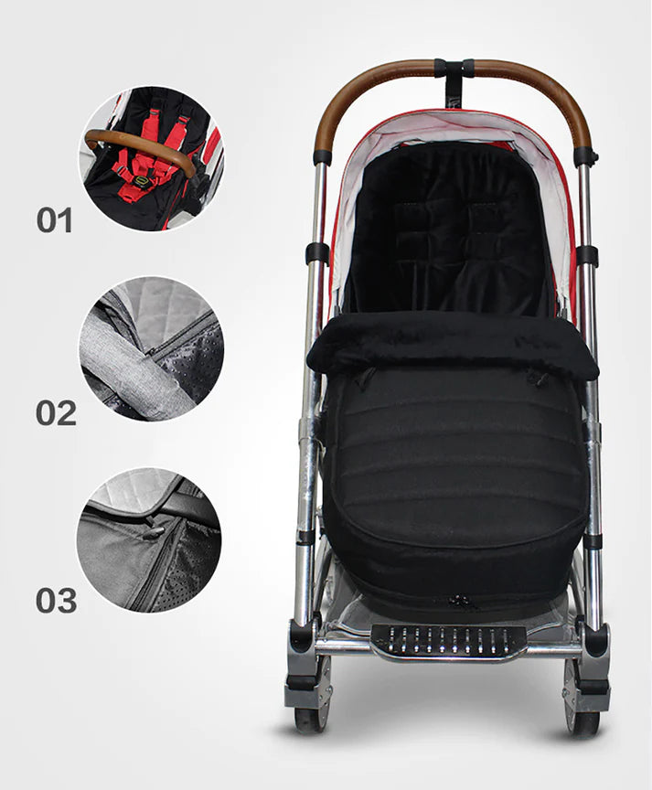 Chancelière de Poussette pour Bébé - Mon Adorable Bébé