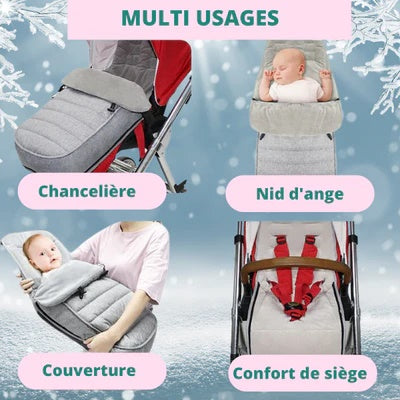 Chancelière de Poussette pour Bébé multi usages polyvalent - Mon Adorable Bébé