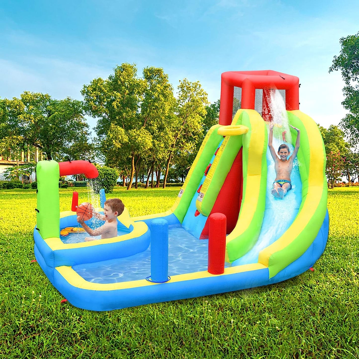 Chateau-Gonflable-avec-Souffleur-pour-enfants