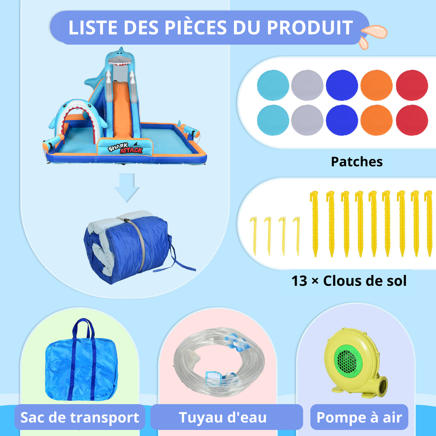 Chateau gonflable 6 en 1 | HexaJoy