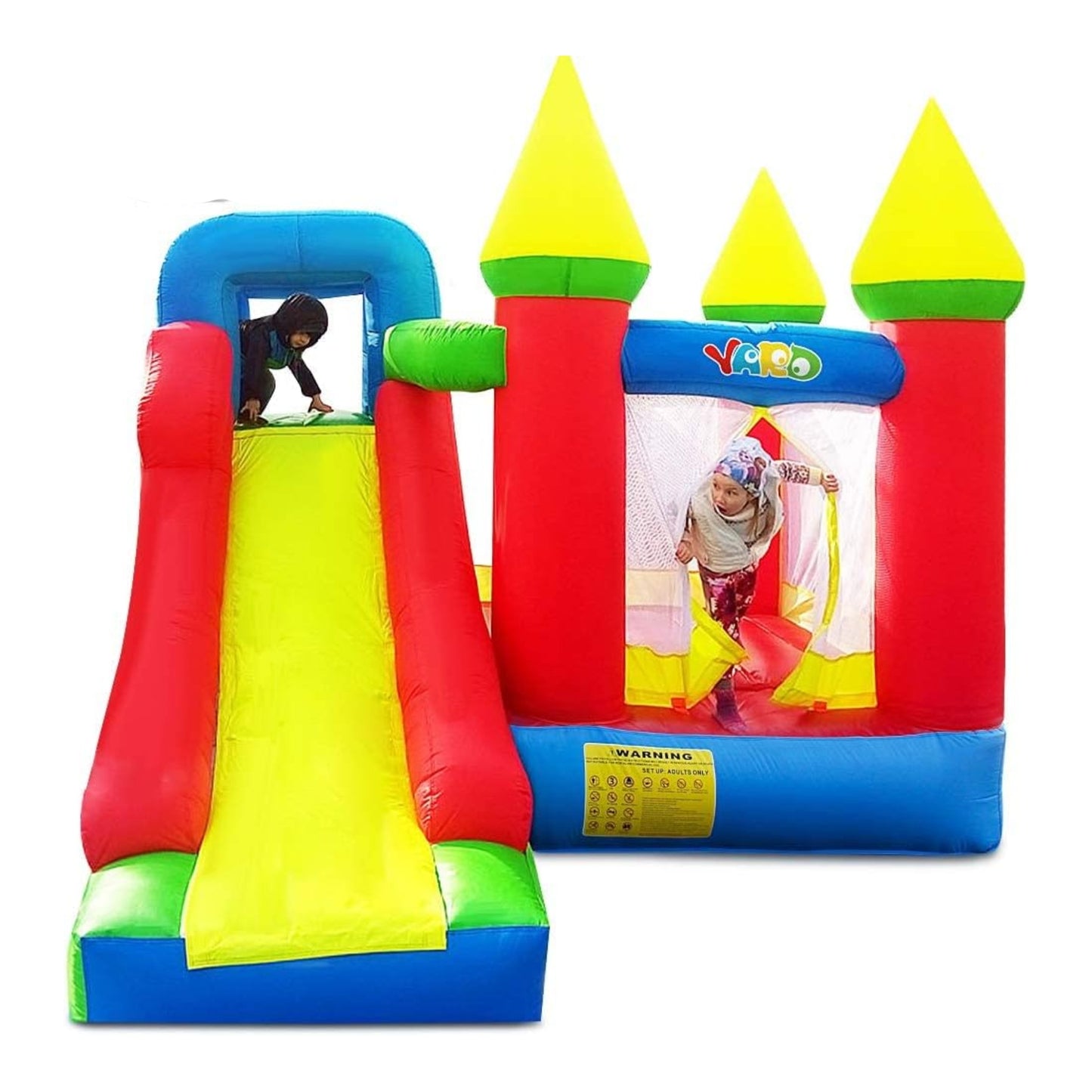 Chateau gonflable avec toboggan | SlipBounce