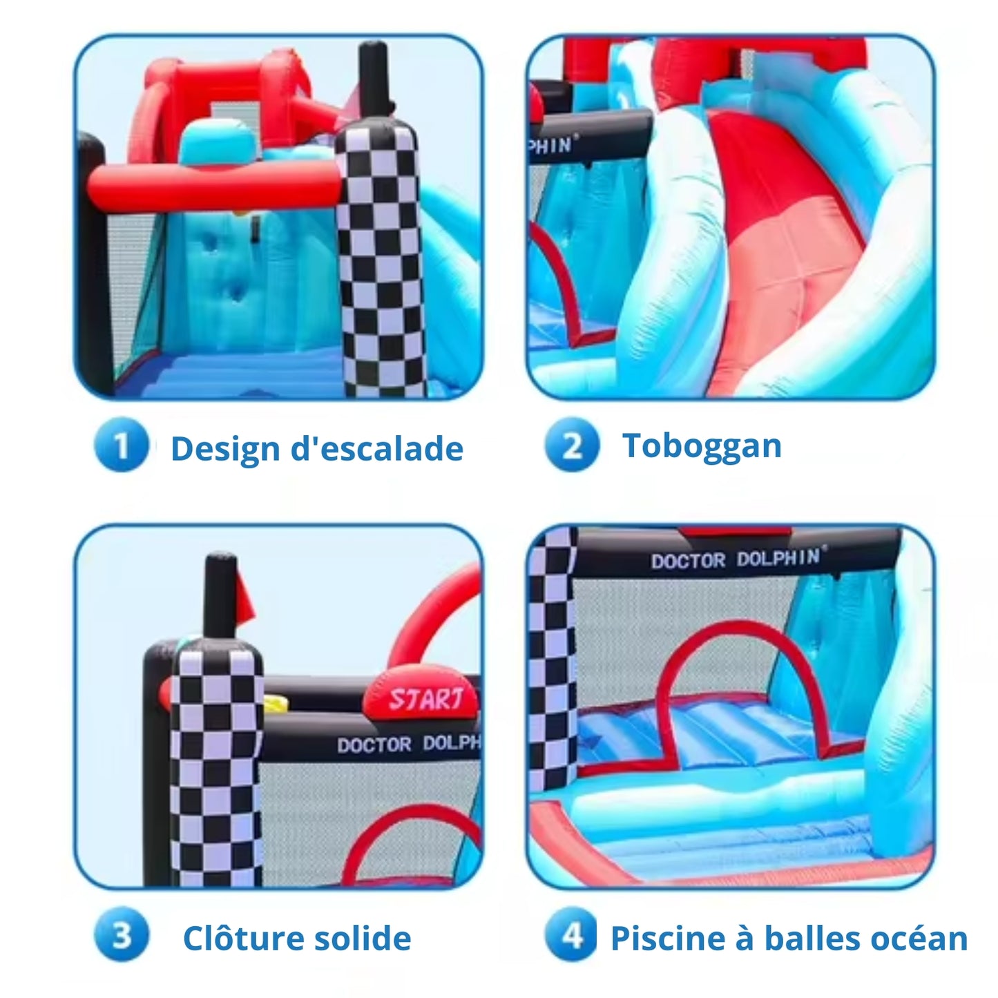 Chateau gonflable enfant à glissière | RaceSlide