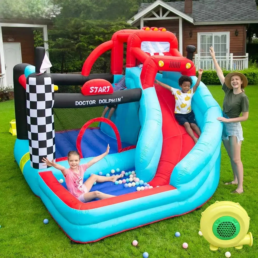 Chateau gonflable enfant à glissière | RaceSlide