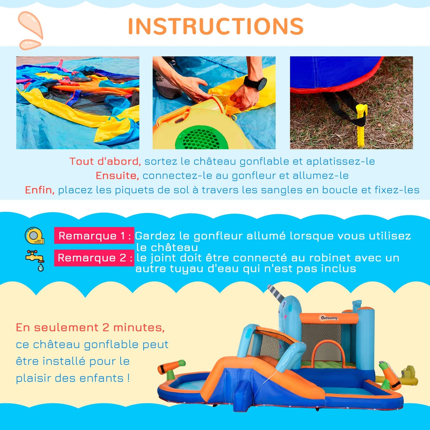 Chateau gonflable pour enfants | KidsPlay