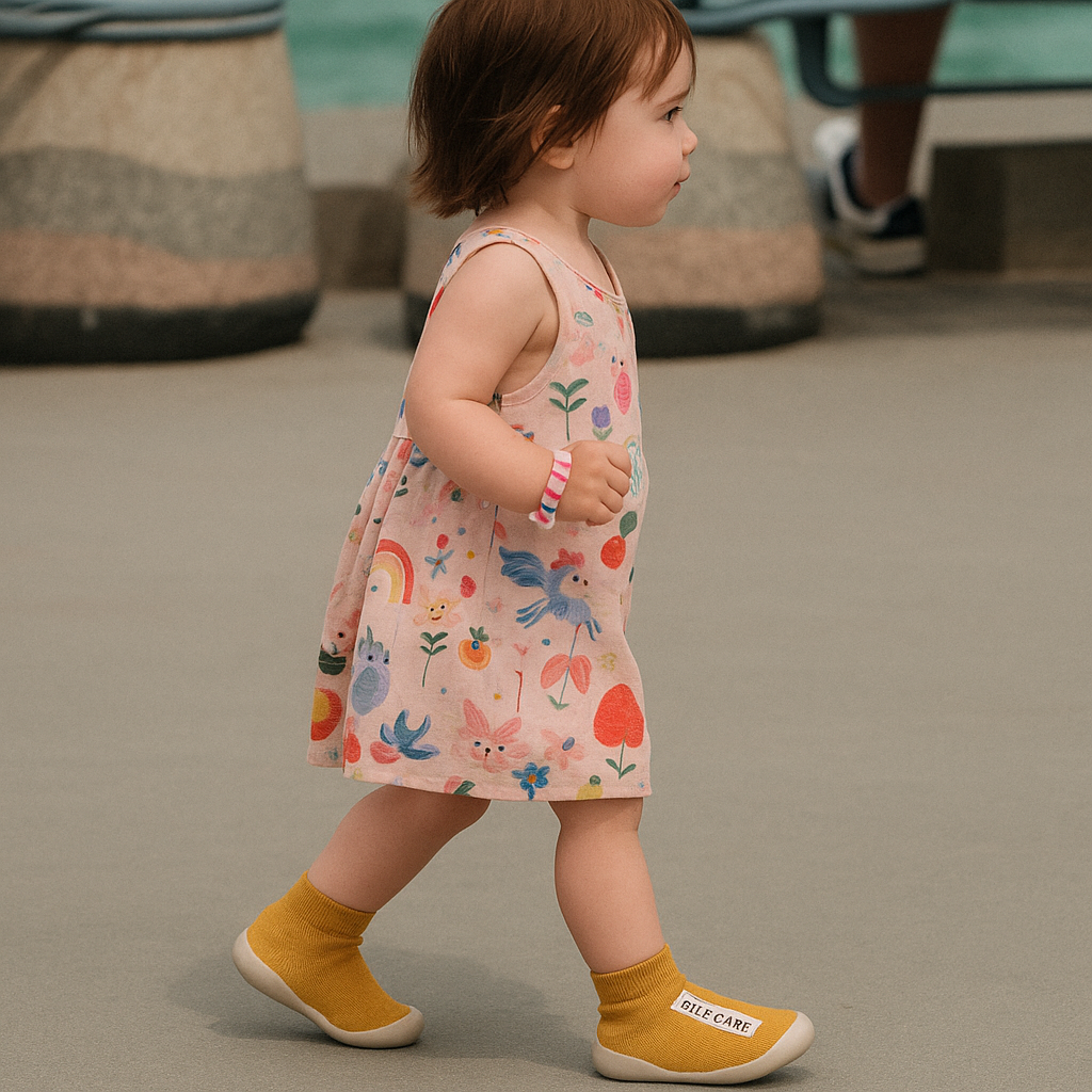 Chaussure bébé a semelle souple