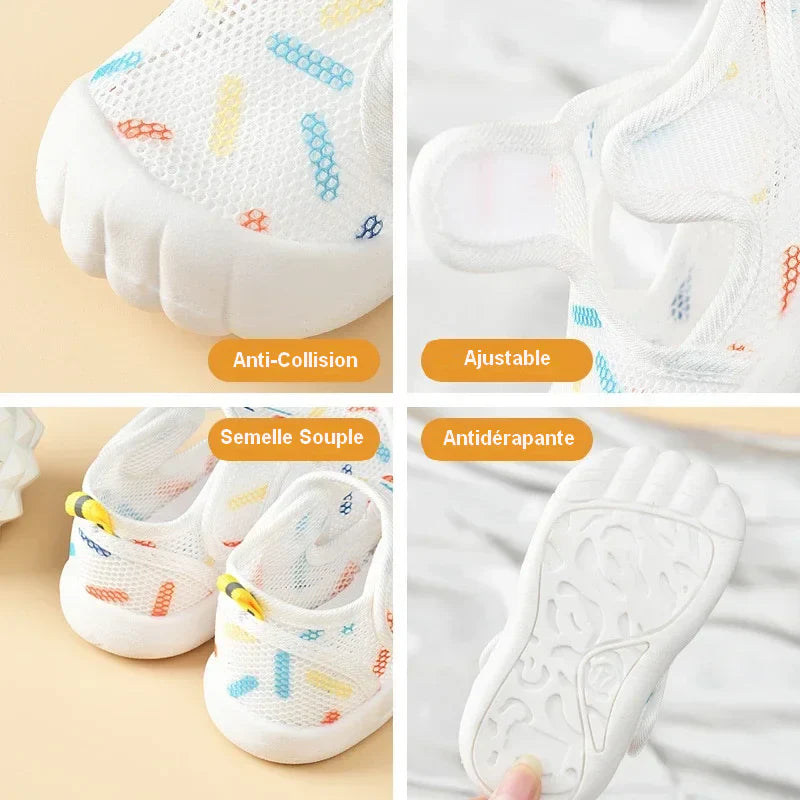 Chaussures en Maille Respirante pour Bébé - caractéristiques