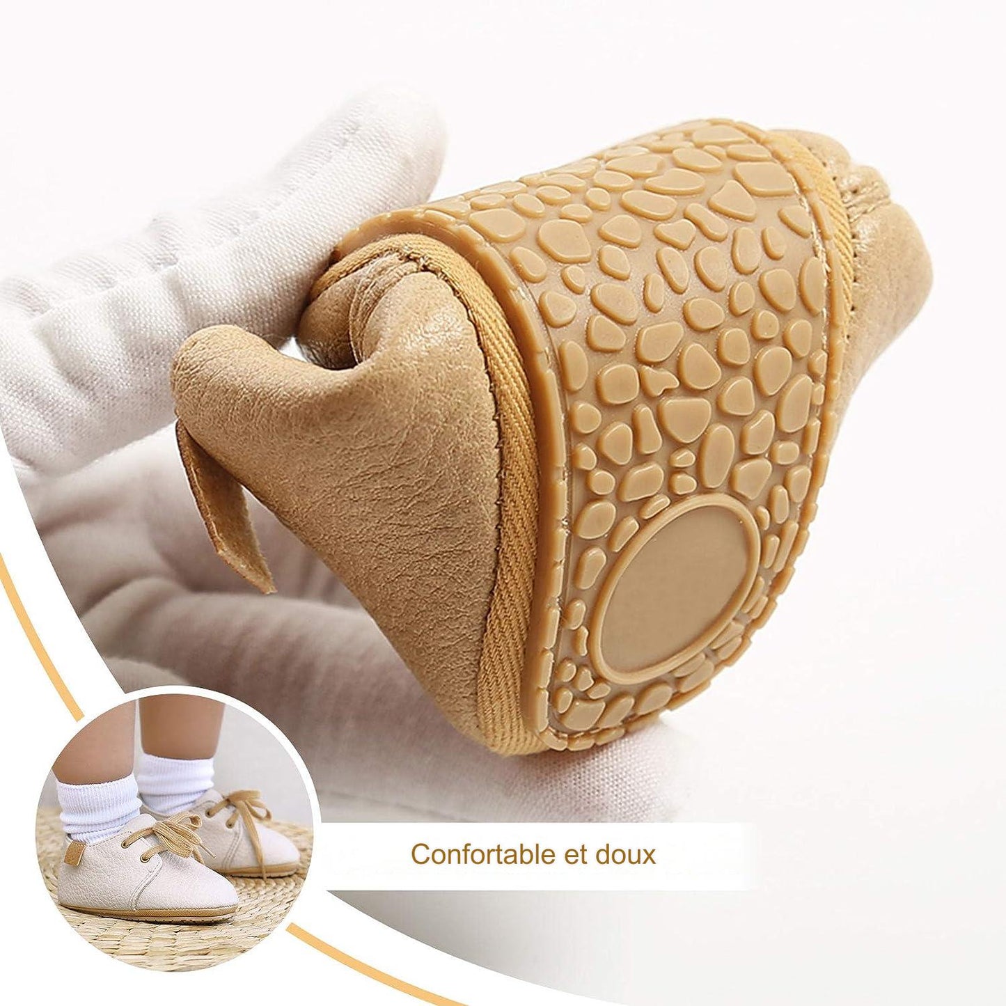 Chaussures en Cuir pour Bébé - Mon Adorable Bébé