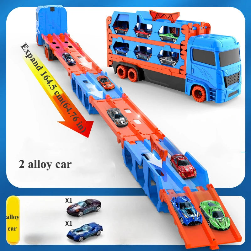 Circuit voiture 2-en-1 camion et piste | DualDrive