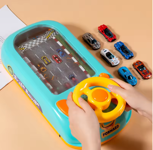 Circuit voiture enfant avec volant interactif | MiniDrive