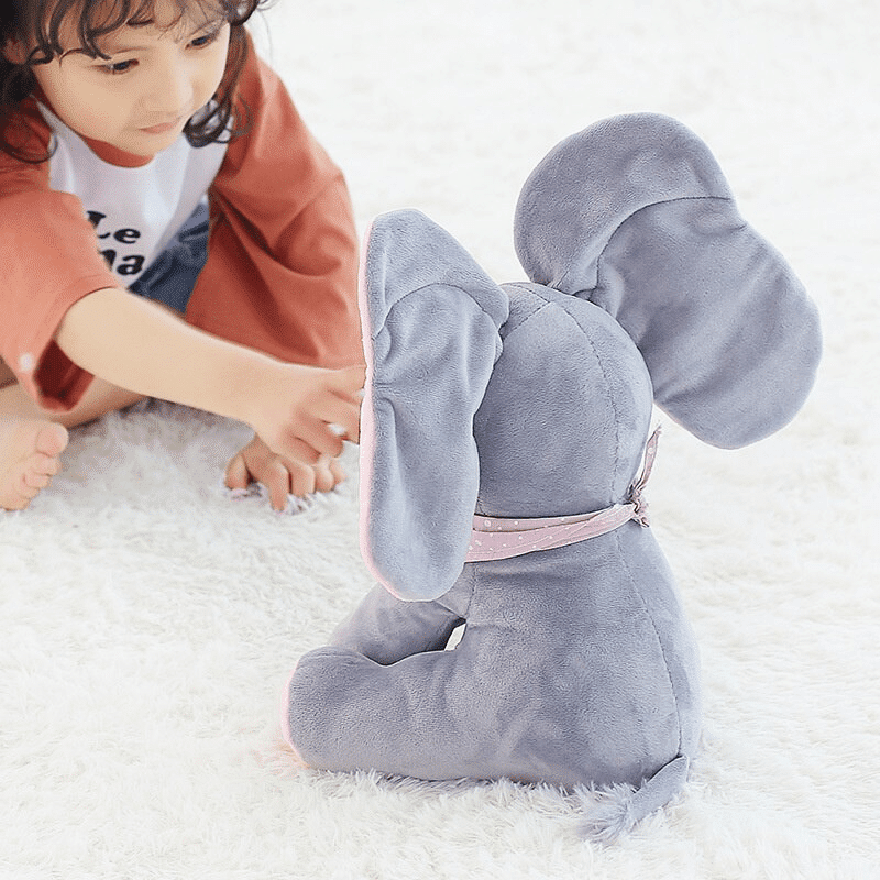 Éléphant Cache-Cache Musical aux Oreilles Magiques - Mon Adorable Bébé