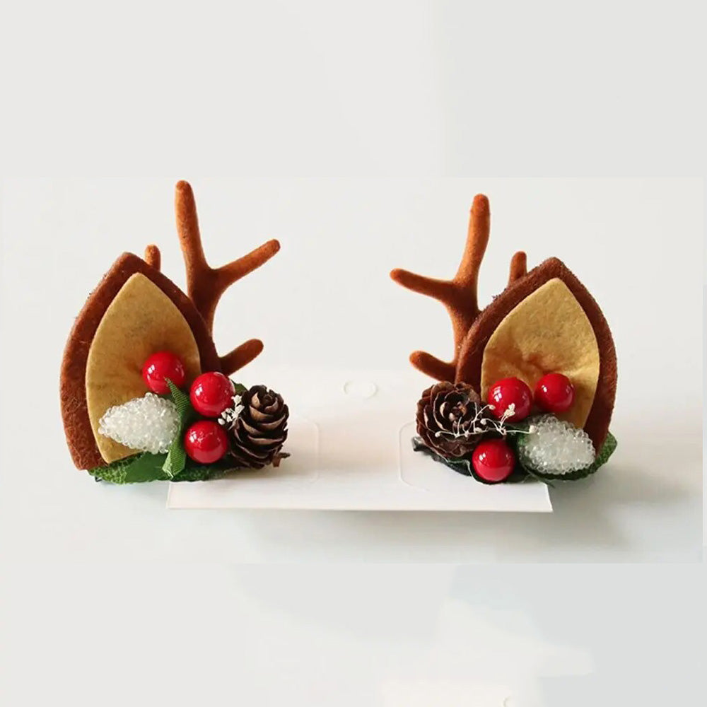 Pinces à cheveux de Noël pour Filles - Mon Adorable Bébé