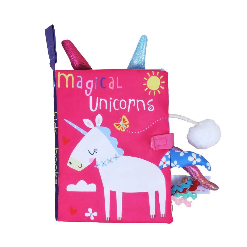 Livre en tissu d'apprentissage de l'anglais pour bébé