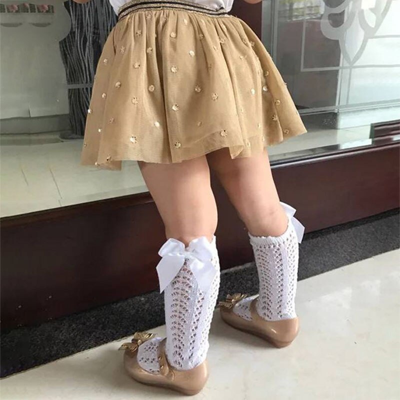 Chaussettes Hautes à Papillon pour Bébé Fille - Mon Adorable Bébé