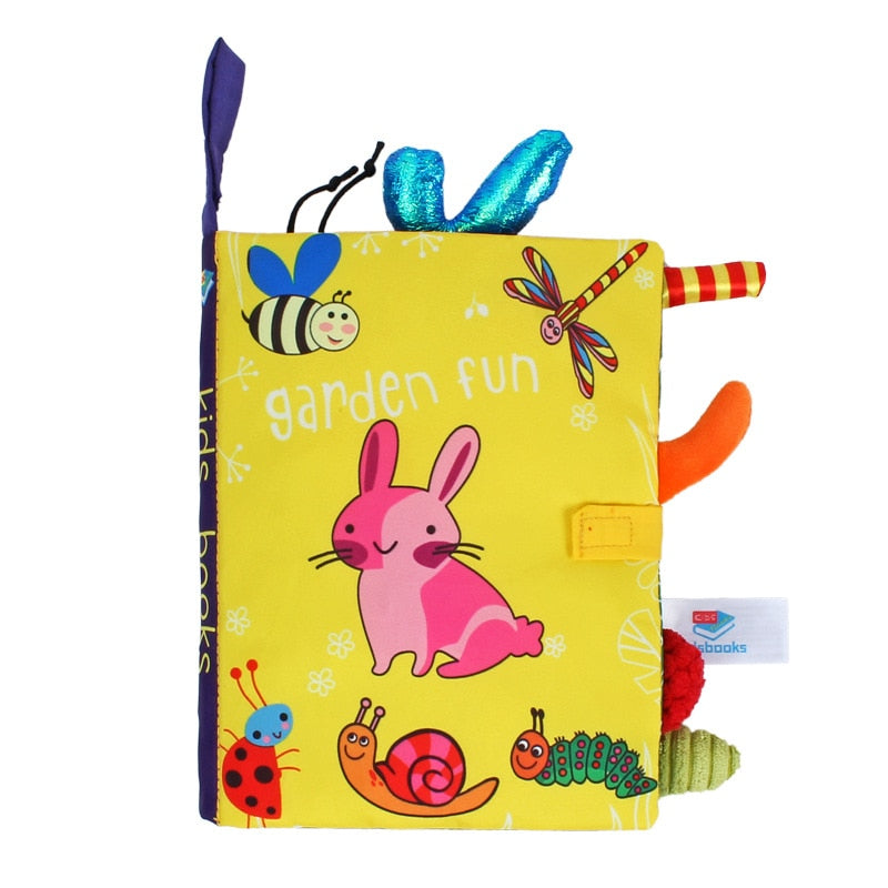 Livre en tissu d'apprentissage de l'anglais pour bébé