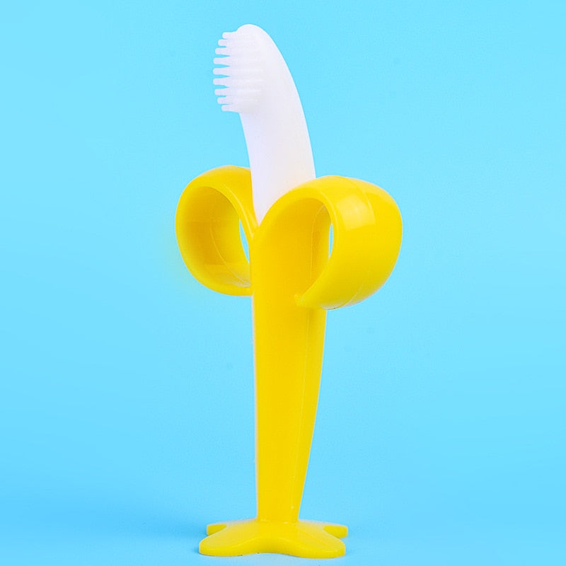 Anneau de Dentition en forme de Banane Jaune - Mon Adorable Bebe