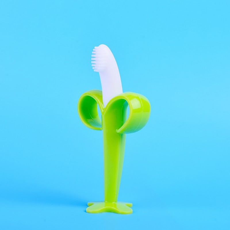 Anneau de Dentition en forme de Banane Vert - Mon Adorable Bebe