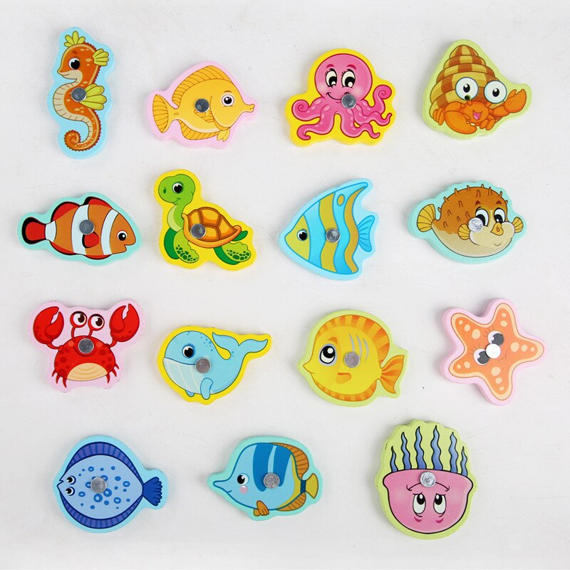 Jouets de Pêche aux poissons magnétiques Montessori - Mon Adorable Bébé