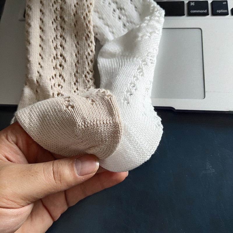 Chaussettes Hautes à Papillon pour Bébé Fille - Mon Adorable Bébé