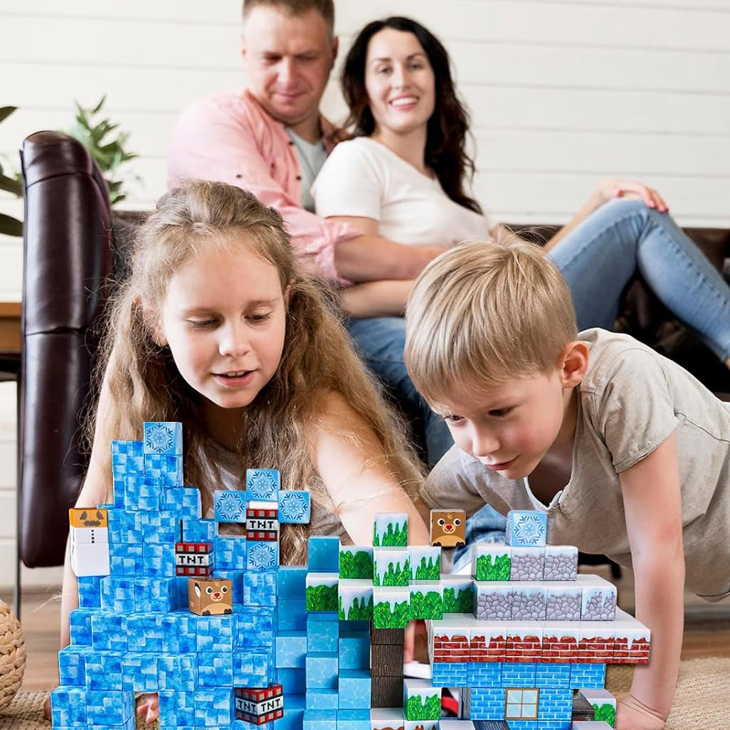 Jeu de Blocs magnétiques | PlayCraft
