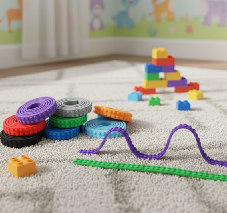 Jeu de construction baseplate adaptable | BuildFlex