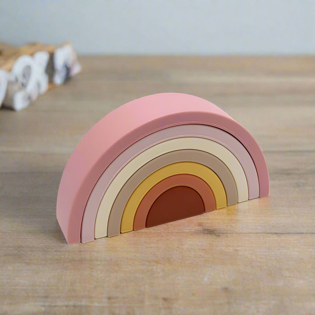 Jeu de construction demi cercle empilable | RainbowLoop
