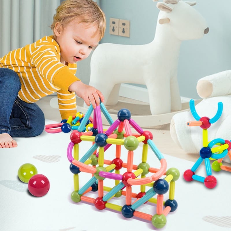 Jeu de construction magnétique | MagneticBuild
