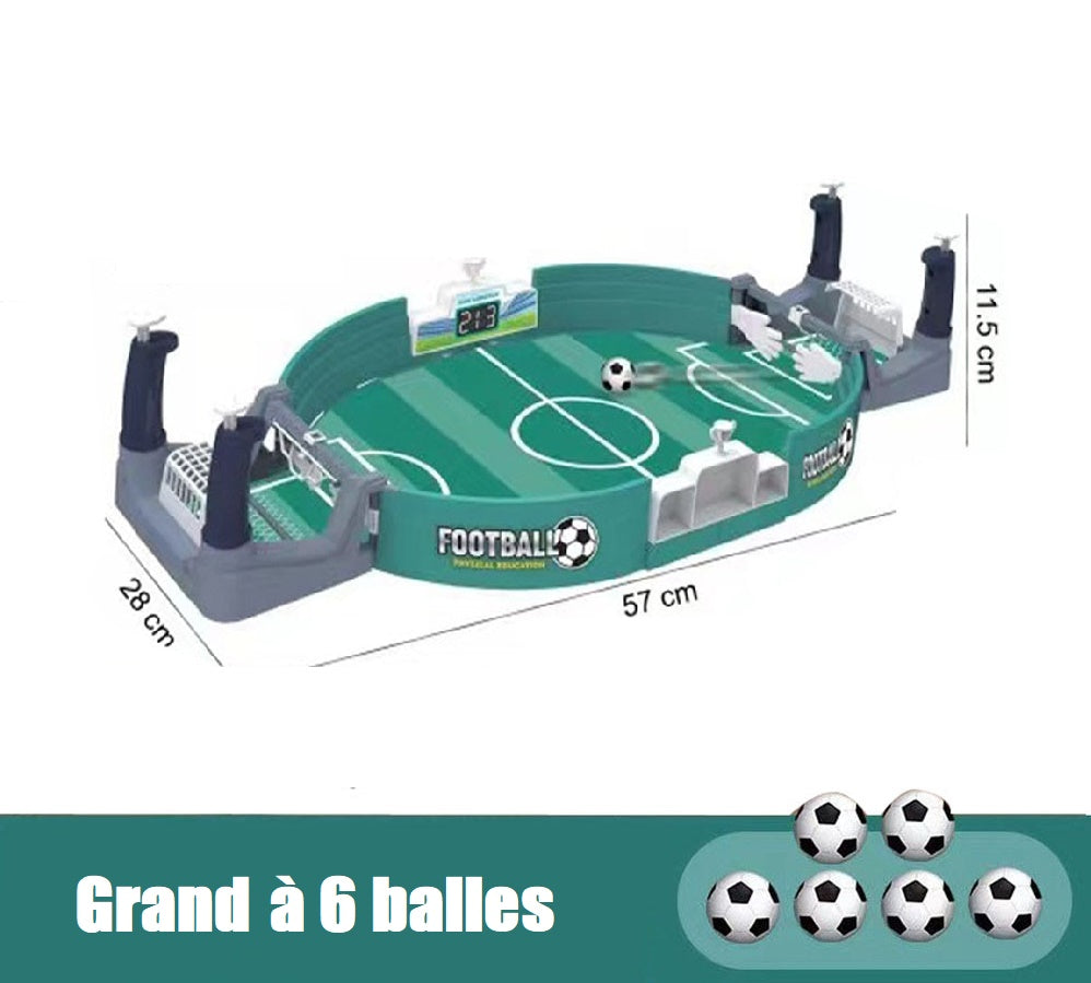 Jouet Interactif Mini Baby foot pour Enfants Grand à 6 balles - Mon Adorable Bébé