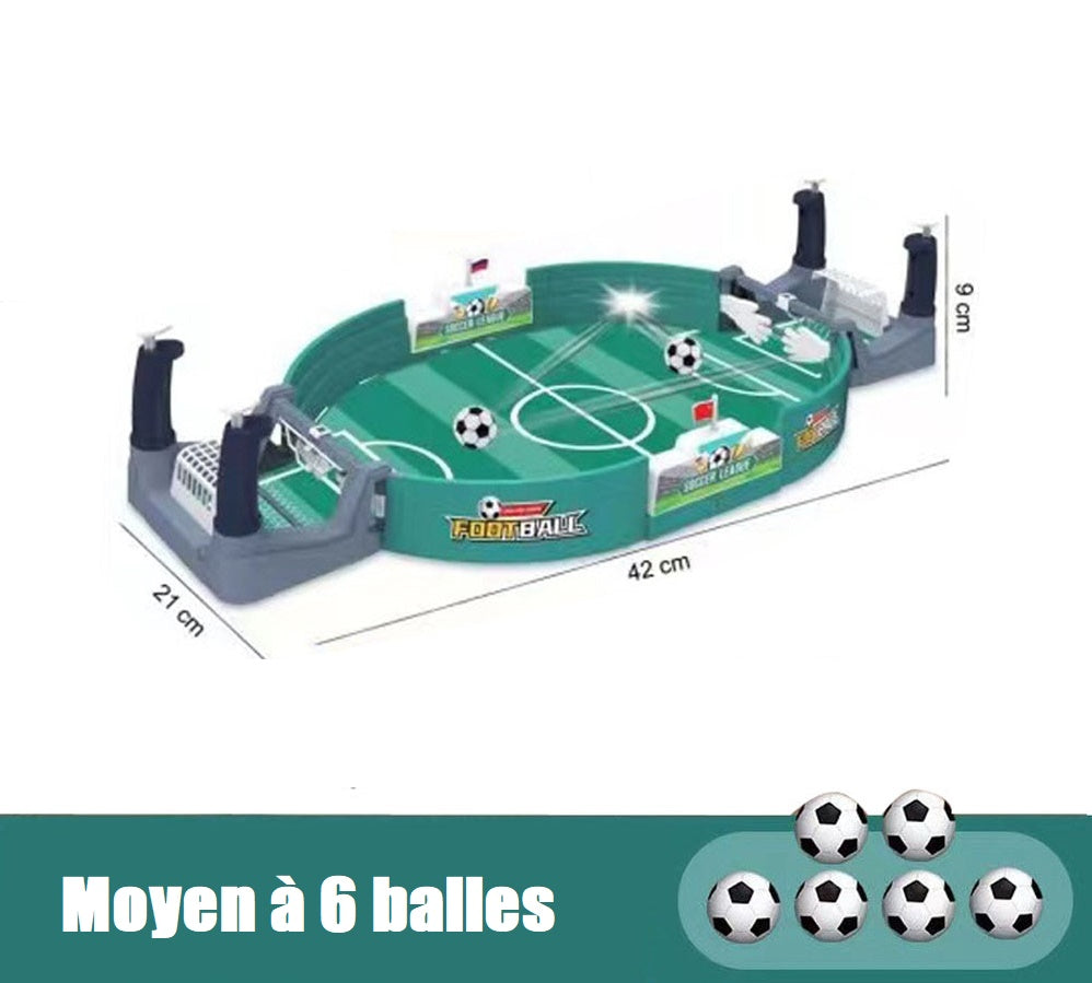 Jouet Interactif Mini Baby foot pour Enfants Moyen à 6 balles - Mon Adorable Bébé