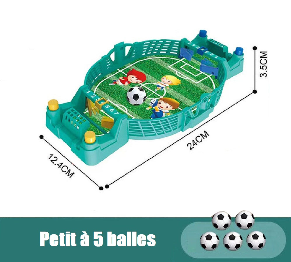 Jouet Interactif Mini Baby foot pour Enfants Petit à 5 balles - Mon Adorable Bébé