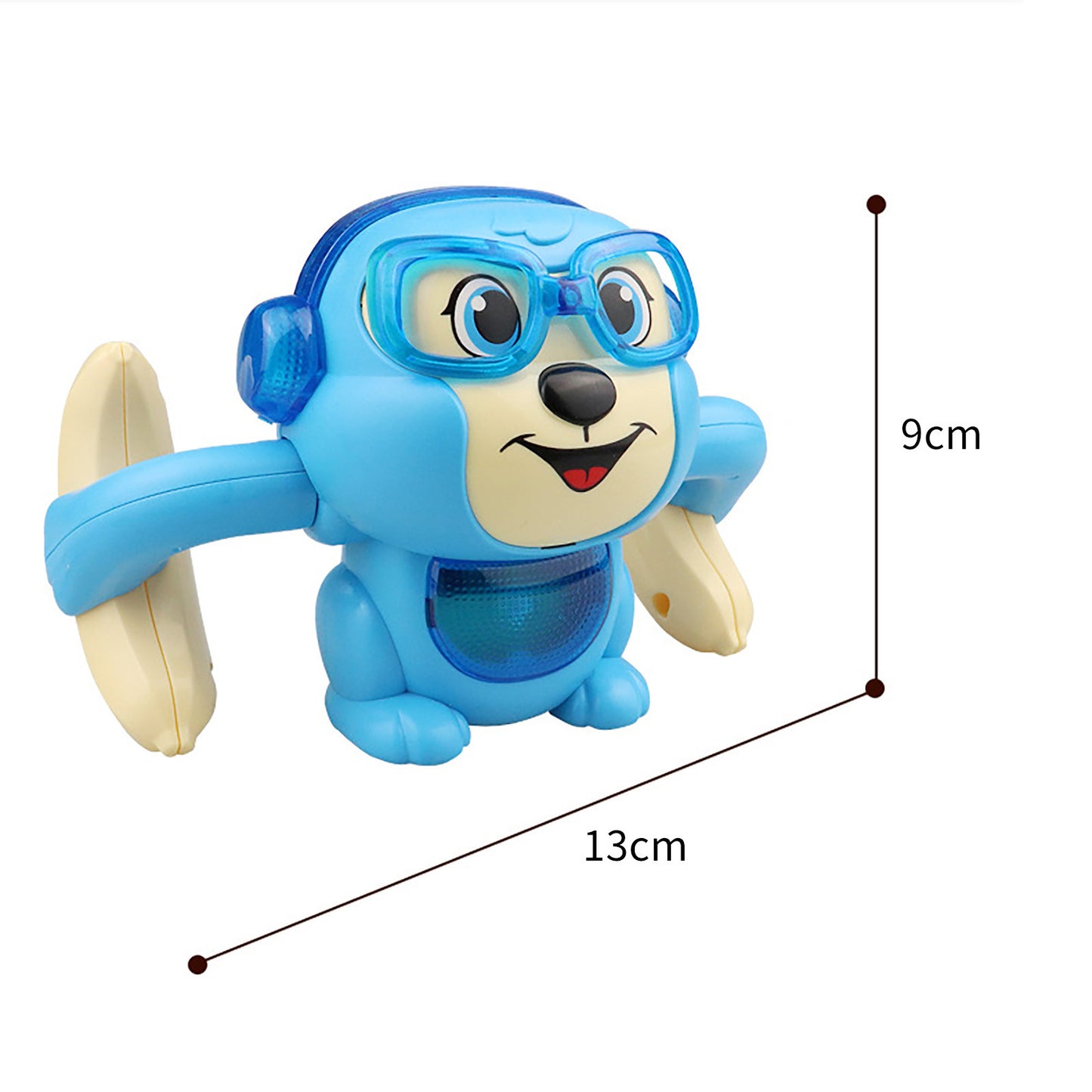 Jouet Musical de Singe Culbuteur pour Bébé Dimensions - Mon Adorable Bébé