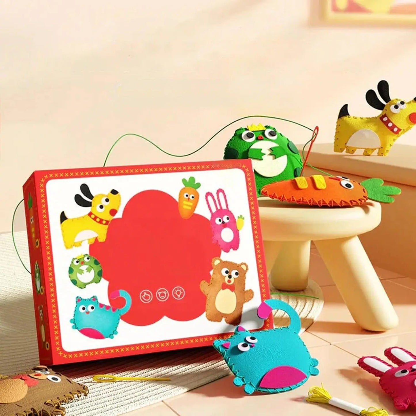 Kit de couture pour enfants emballage