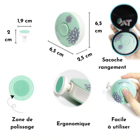 Lime à Ongle Électrique pour Bébé