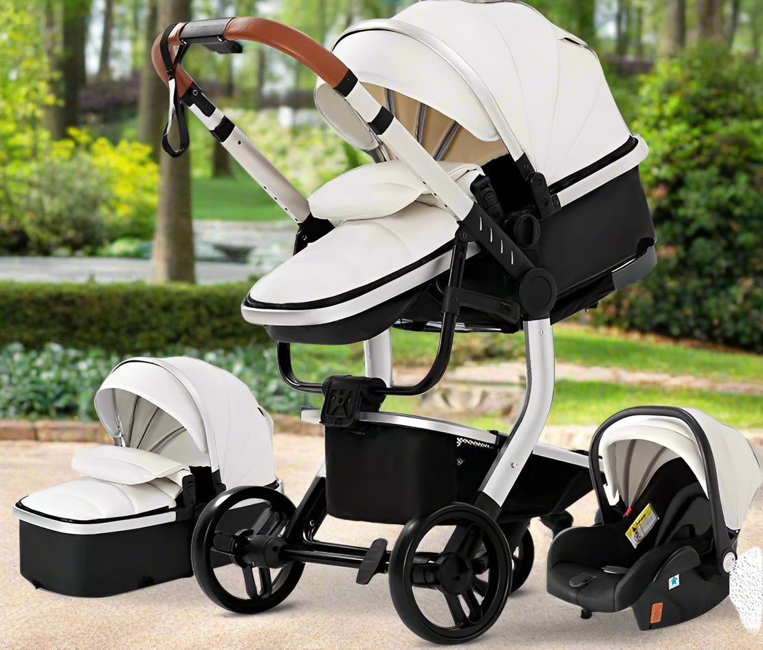 Poussette pour bébés en cuir | RichRide