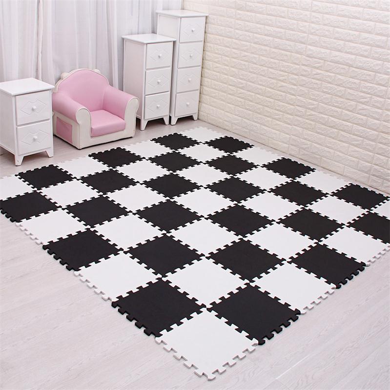 Tapis de Jeu Puzzle Mousse pour Bébé noir - Mon Adorable Bébé