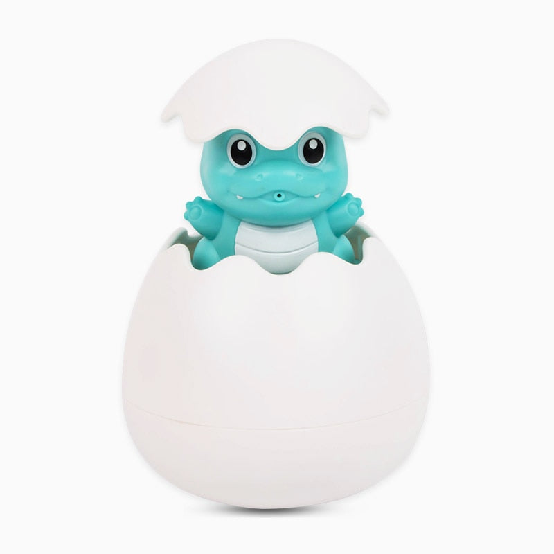 Jouet d'Œuf de Bain pour Bébé à Motifs Adorables Dinosaure bleu - Mon Adorable Bébé