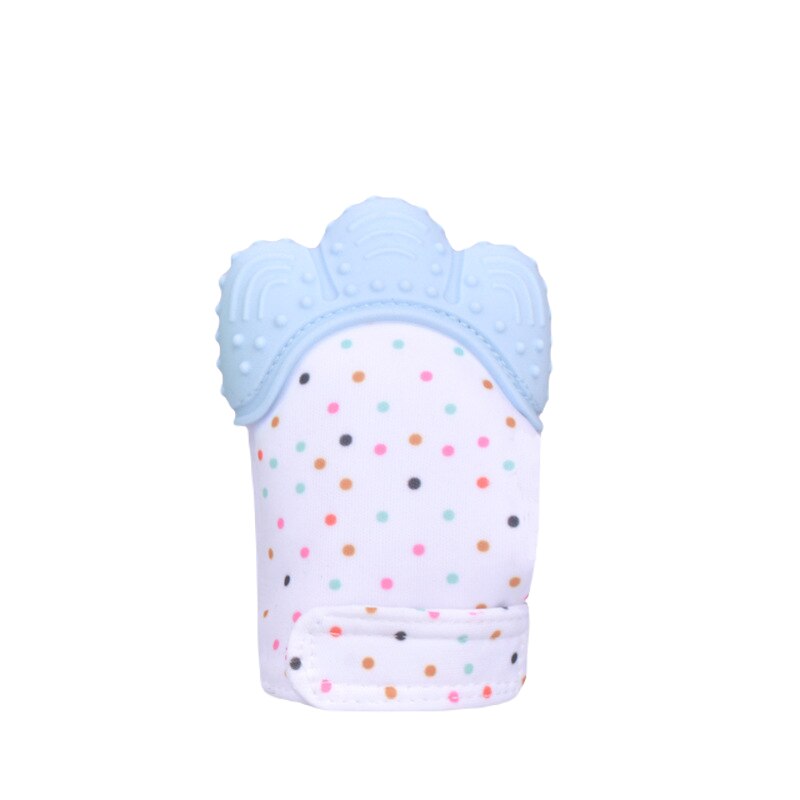 Gants de Dentition pour bébé Bleu - Mon Adorable Bebe