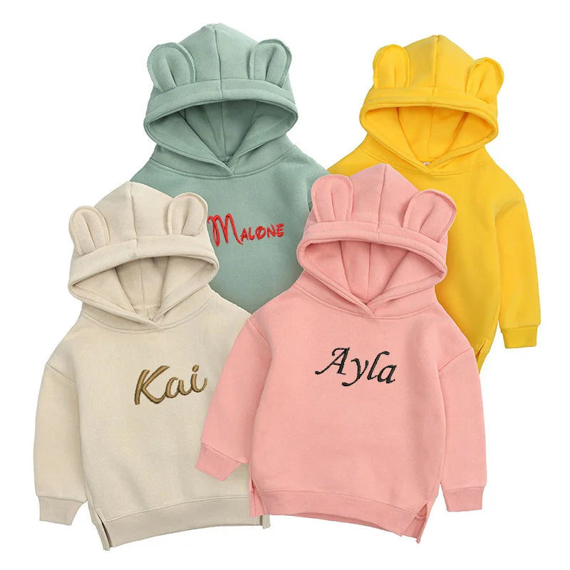 Sweat à Capuche Brodé Personnalisé pour Enfants | KidsCraft