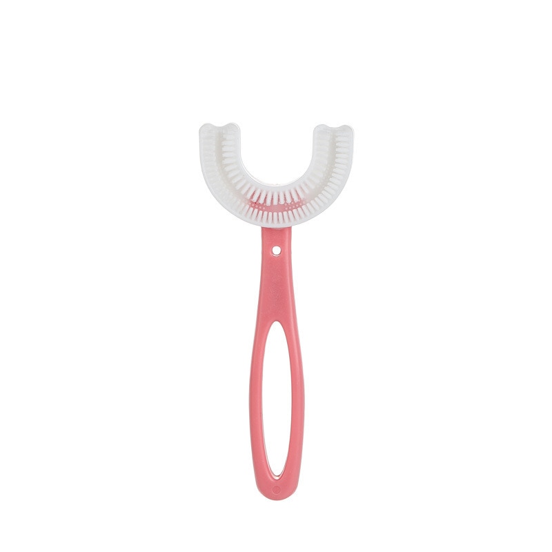 Brosse à Dents en U pour enfants Rose - Mon Adorable Bébé