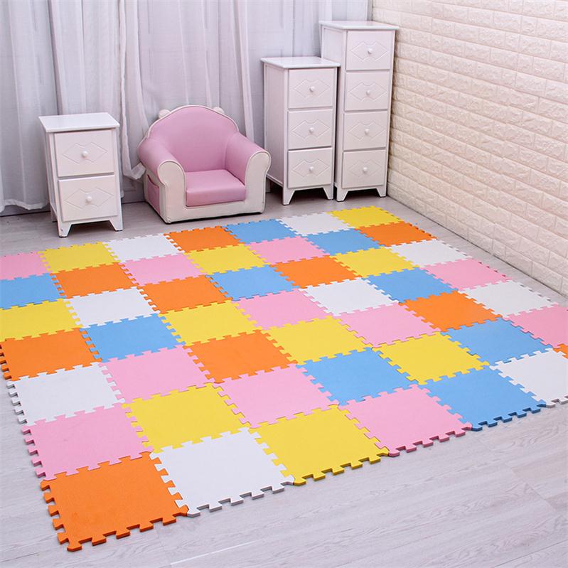 Tapis de Jeu Puzzle Mousse pour Bébé multicolor - Mon Adorable Bébé