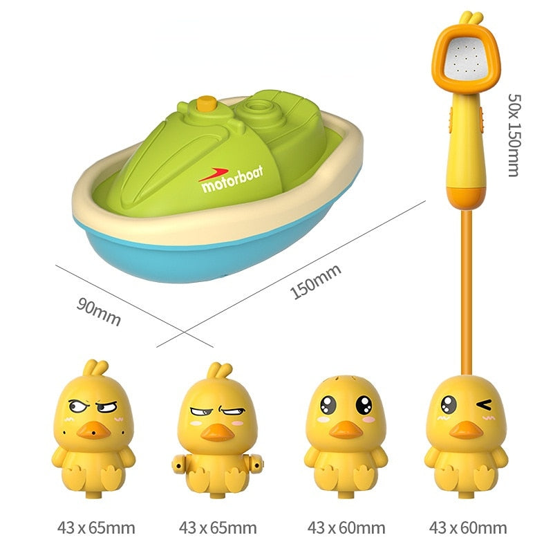 Jouet de Bain Canard Électrique pour Enfants Dimensions - Mon Adorable Bébé