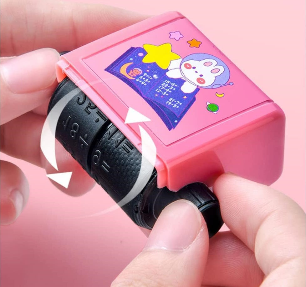 Tampon d'Enseignement Numérique à Rouleau pour Enfants - Mon Adorable Bébé