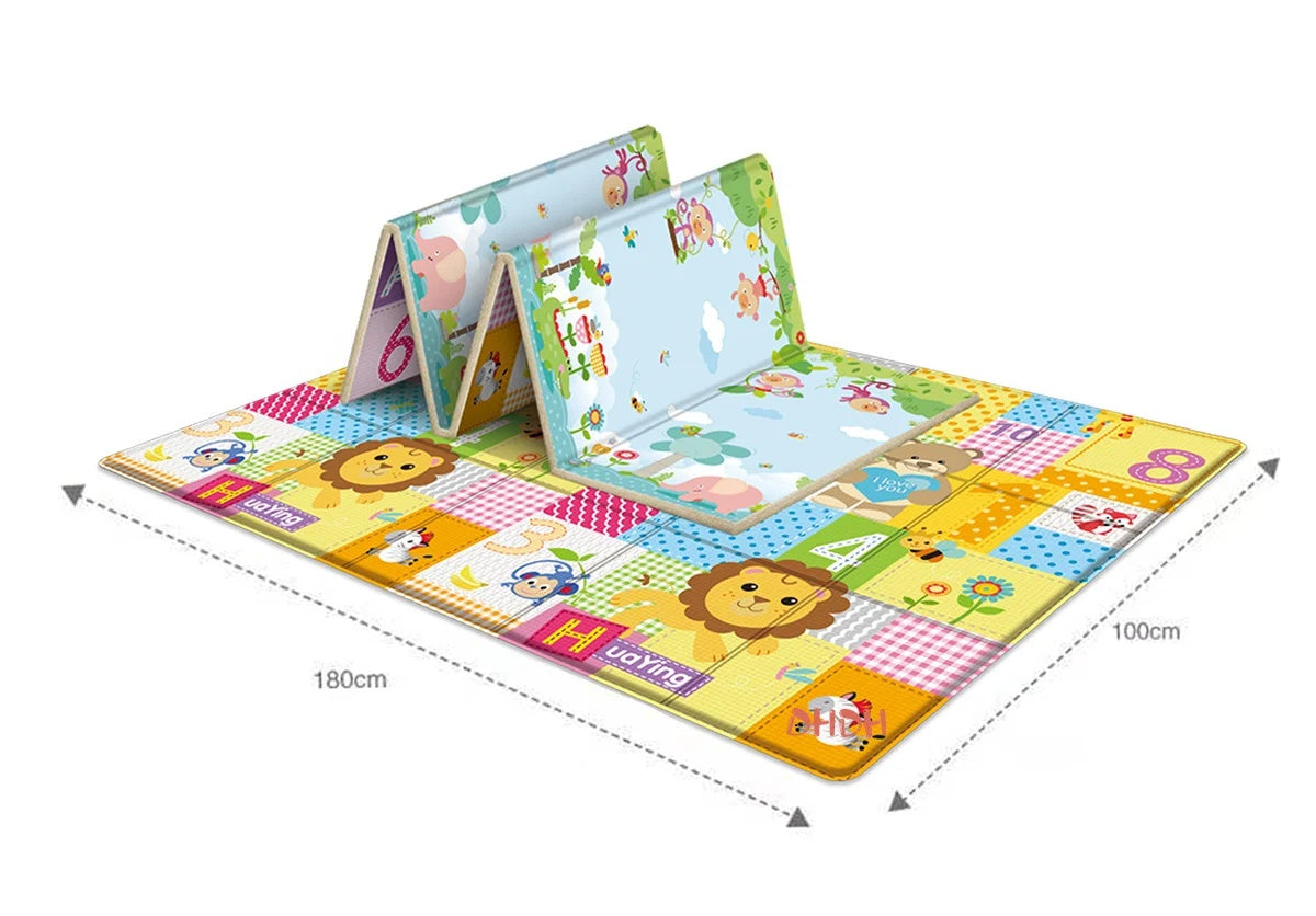 Tapis d'Éveil Montessori pour Bébé Dimensions - Mon Adorable Bébé