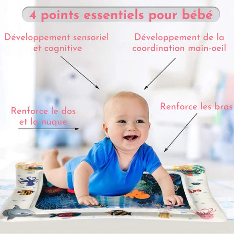 Tapis d'Éveil Sensoriel à Eau pour Bébé - Mon Adorable Bébé