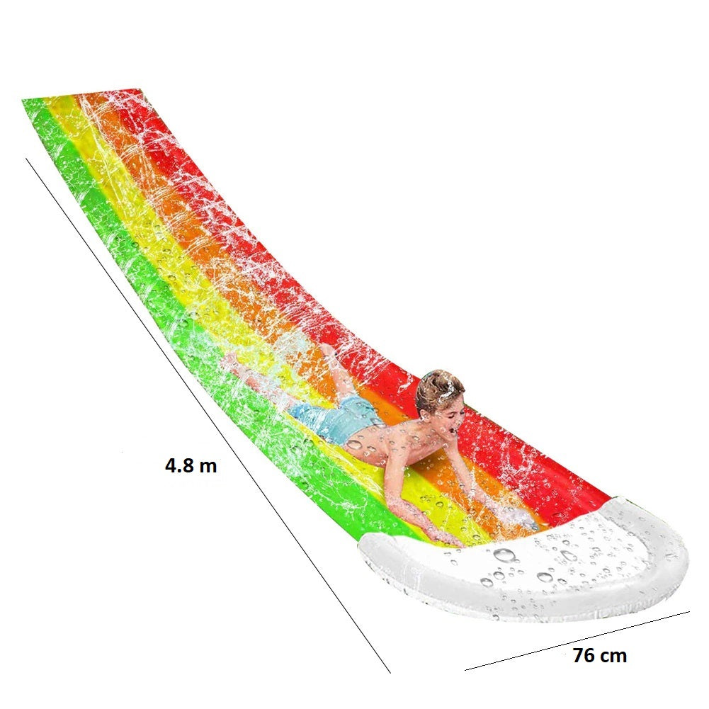 Toboggan Aquatique Arc-en-ciel pour Enfants